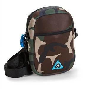 NEW COOKIES men's travel pocket neoprene bag in green camo